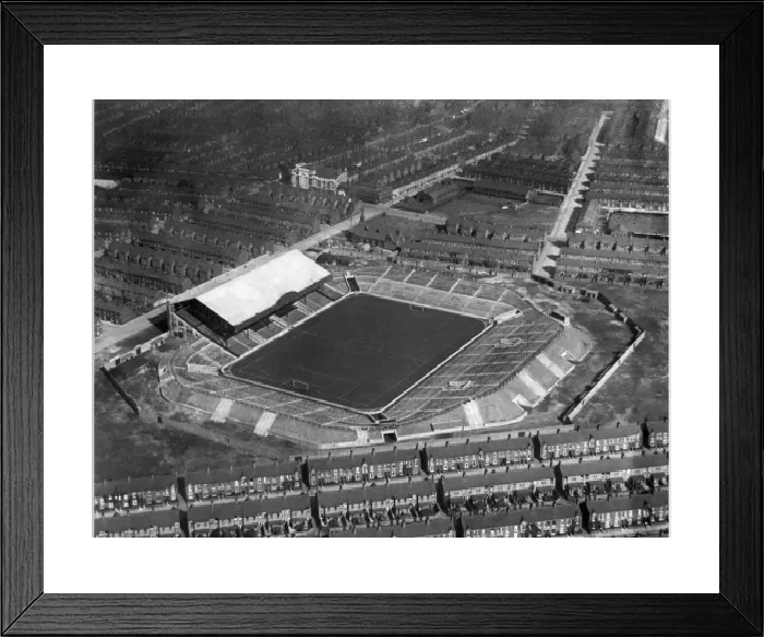 Framed Print : Maine Road Stadium Aerial Print 1923 Framed Print : Maine Road Stadium Aerial Print 1923