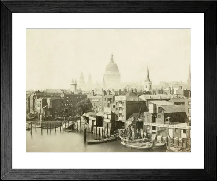 Framed Print : St Pauls Cathedral Print from Southwark Bridge Framed Print : St Pauls Cathedral Print from Southwark Bridge