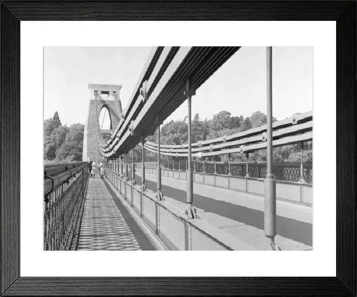 Framed Print : Print of Clifton Suspension Bridge, Bristol Framed Print : Print of Clifton Suspension Bridge, Bristol
