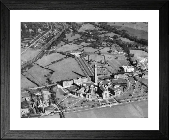 Framed Print : Print of Birmingham University, Edgbaston campus in 1938 Framed Print : Print of Birmingham University, Edgbaston campus in 1938