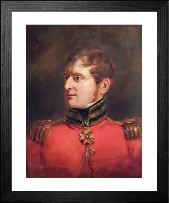 Framed Print : Print of Field Marshal Lord James Somerset by Jan Willem Pieneman Framed Print : Print of Field Marshal Lord James Somerset by Jan Willem Pieneman