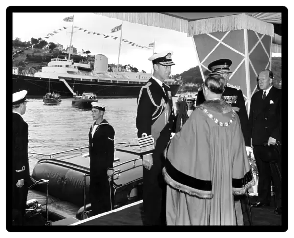 Duke of Edinburghs Visit to Dartmouth, 28th July 1958
