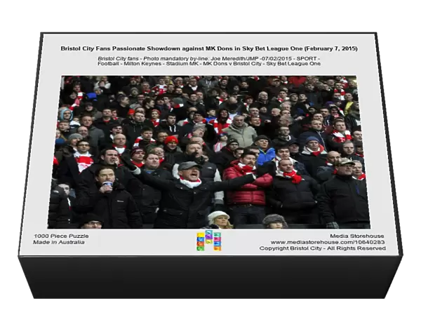 Bristol City Fans Passionate Showdown against MK Dons in Sky Bet League One (February 7, 2015)