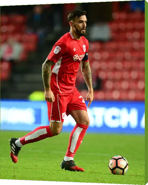 Marlon Pack in Action: Bristol City vs Fleetwood Town, FA Cup Third Round, Ashton Gate