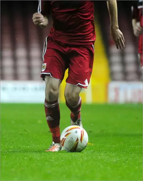 Bristol City's Lewis Hall in Action during U21s Match vs Millwall at Ashton Gate, October 2012