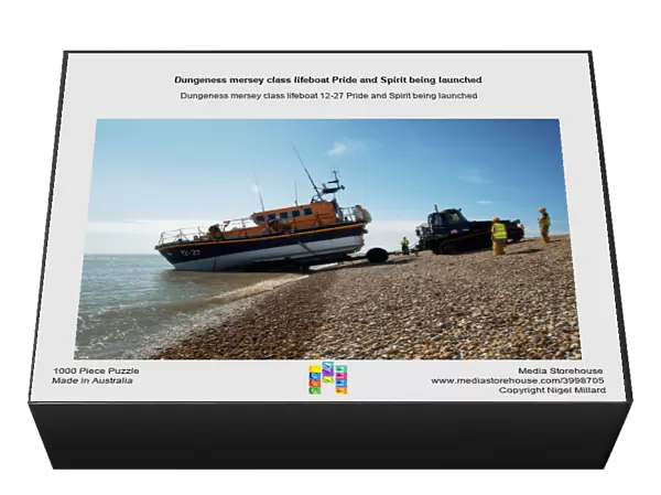 Dungeness mersey class lifeboat Pride and Spirit being launched