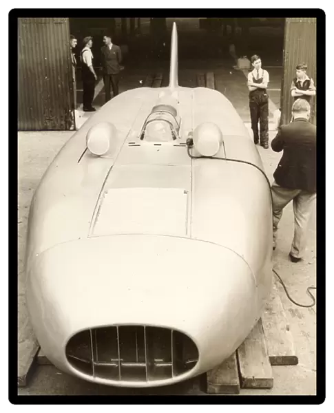 Capt George Eystons Thunderbolt world landspeed record car