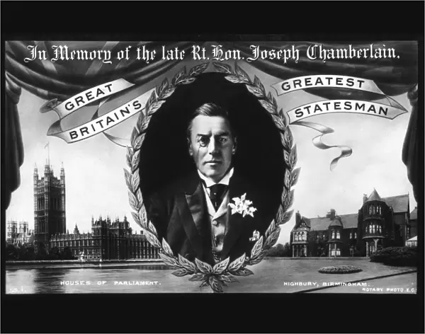 Memorial to the late Rt. Hon. Joseph Chamberlain