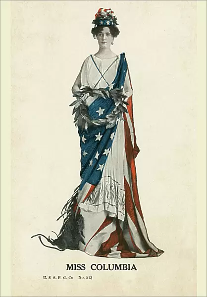 Miss Columbia - Personification of the USA