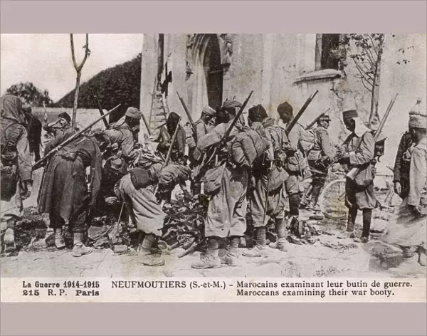 French Colonial Soldiers from Morocco - WWI