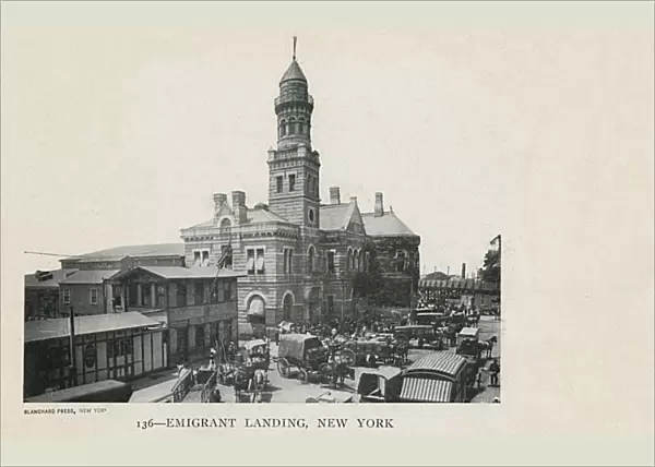 Emigrant landing, New York, USA
