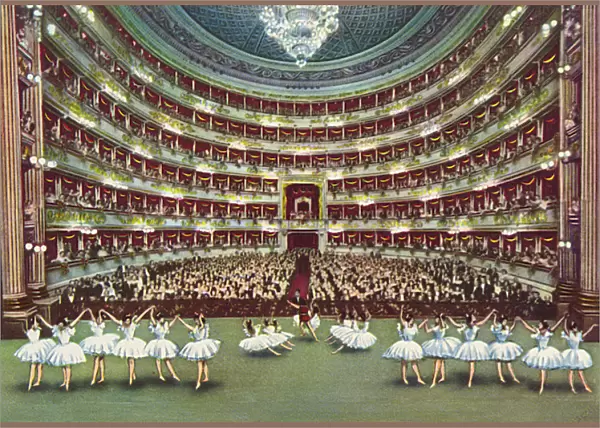 Scala Theatre - Milan, Italy -Performance of a Ballet
