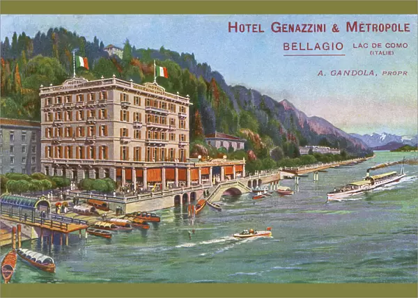 Hotel Genazzini & Metropole, Bellagio, Lake Como, Italy