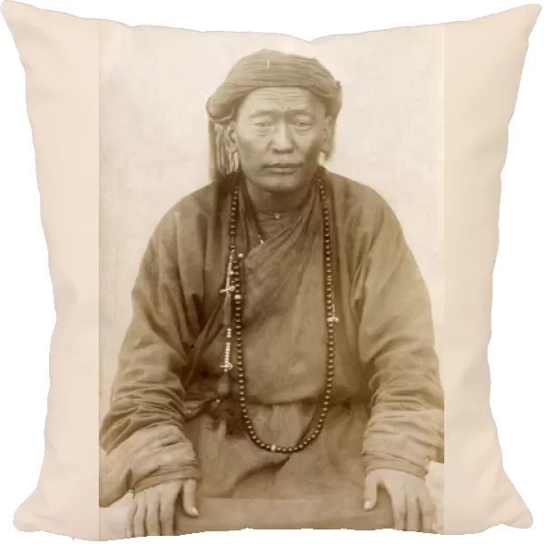 A Buryat (or Buriyad) man - Siberia, Russia
