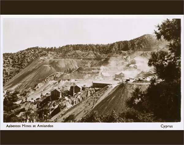 The Asbestos Mines at Pano Amiantos, Cyprus