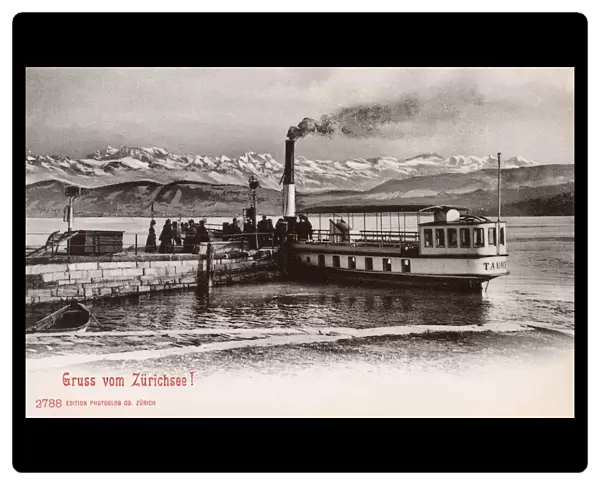 Zurich, Switzerland - Steam pleasure craft - Lake Zurich