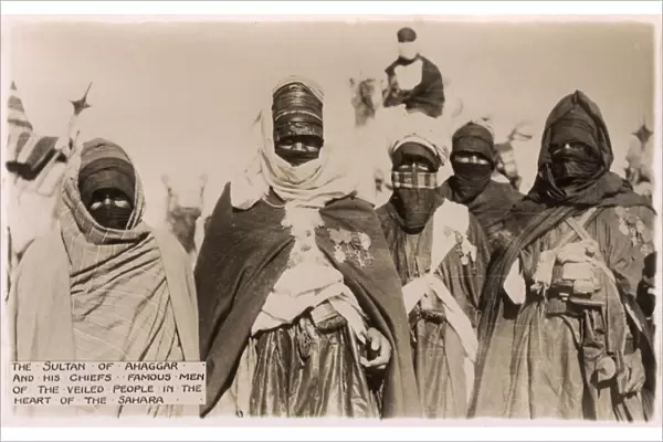 Sultan of Tuareg Veiled people of Hoggar Mountains, Algeria