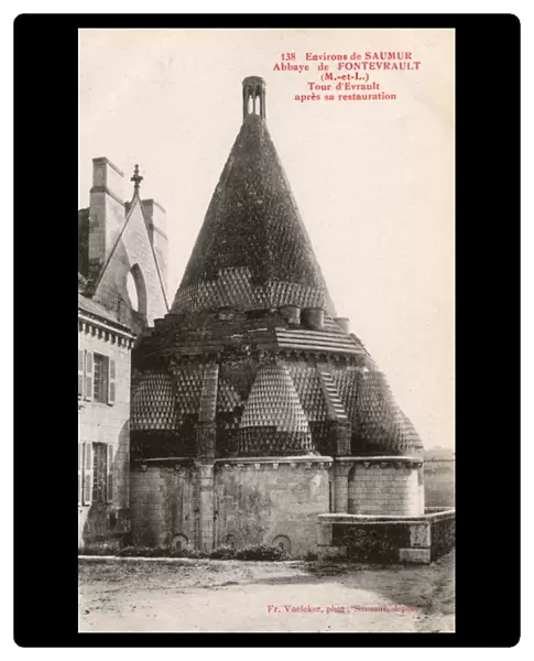 The Kitchen  /  Smokehouse, Fontevrault Abbey, Chinon, France