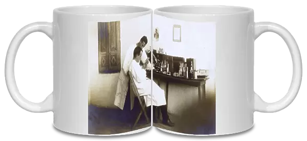 WW1 - Austrian Scientists at work in Adana, Turkey