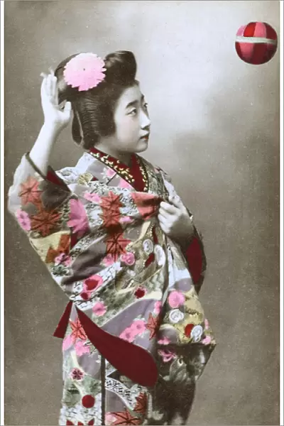 Japanese - Geisha Girls - Studio Photograph