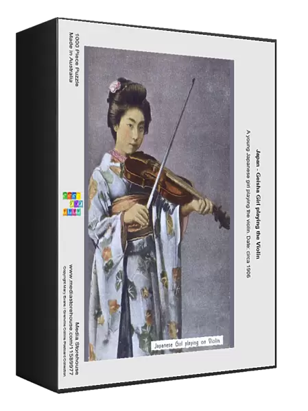 Japan - Geisha Girl playing the Violin