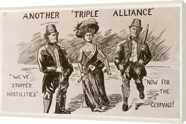 Suffragettes, Irish Nationalists and Unionists unite for WW1