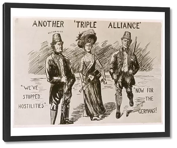 Suffragettes, Irish Nationalists and Unionists unite for WW1