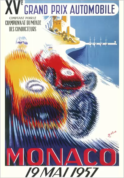 Poster for the 15th Monaco Grand Prix