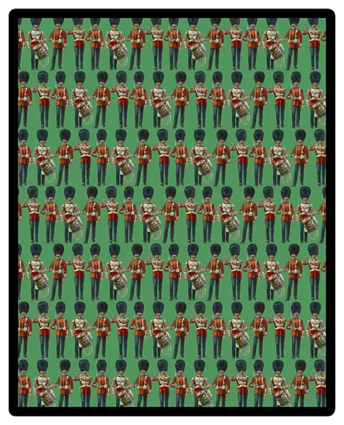 Repeating Pattern - guardsmen, green