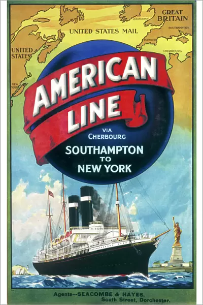 American Line Poster