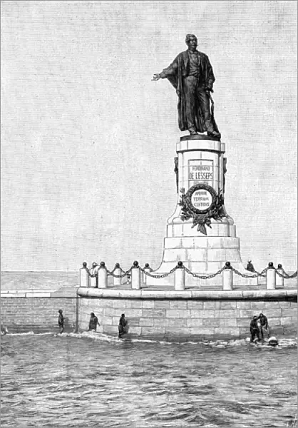 De Lesseps Statue