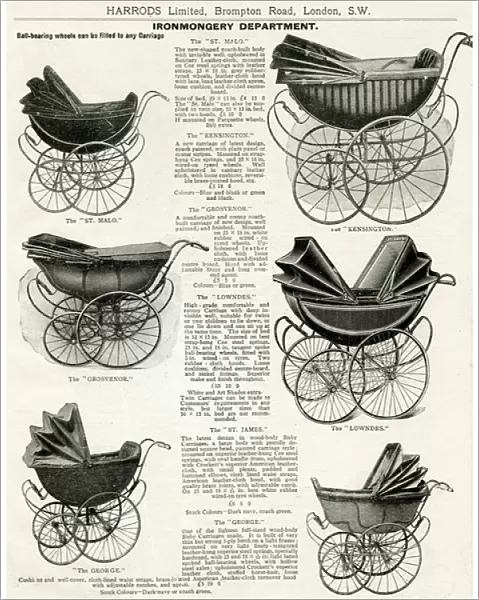 Trade catalogue for prams 1911