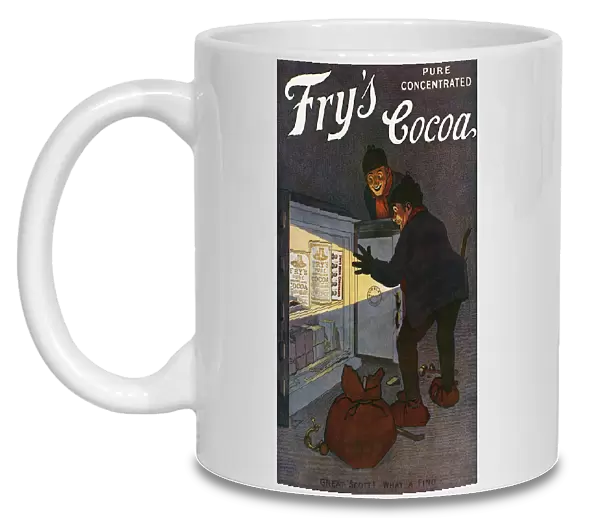 Frys Cocoa advertisement by John Hassall