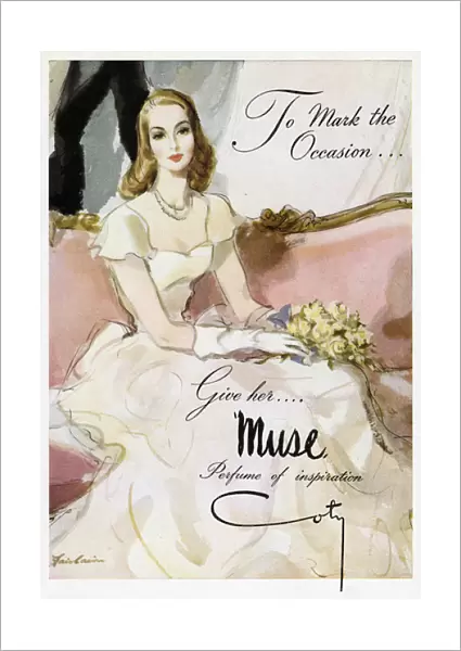 Advert for Muse fragrance 1948