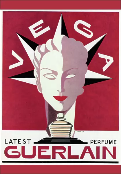 Advert for Vega perfume by Guerlain 1937