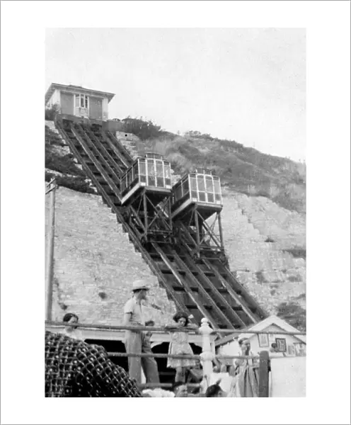 Cliff lifts at Bournemouth, Dorset