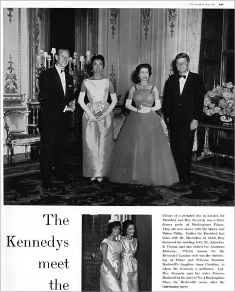 The Kennedys meet the Queen