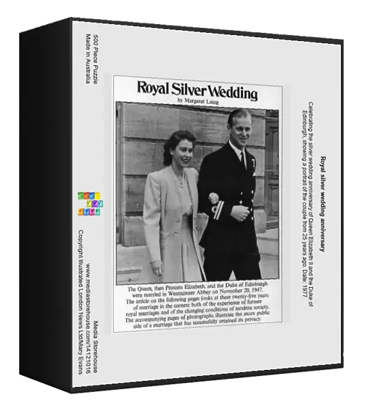 Royal silver wedding anniversary