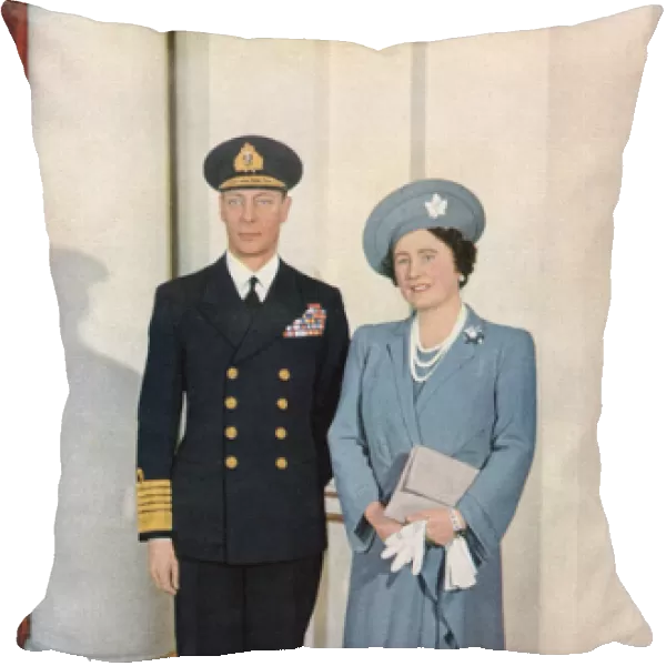 King George VI and Queen Elizabeth, special ILN photo, 1942