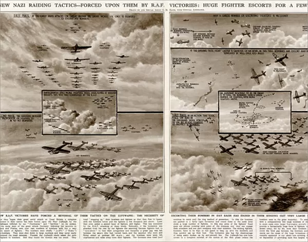 New German air raid tactics by G. H. Davis