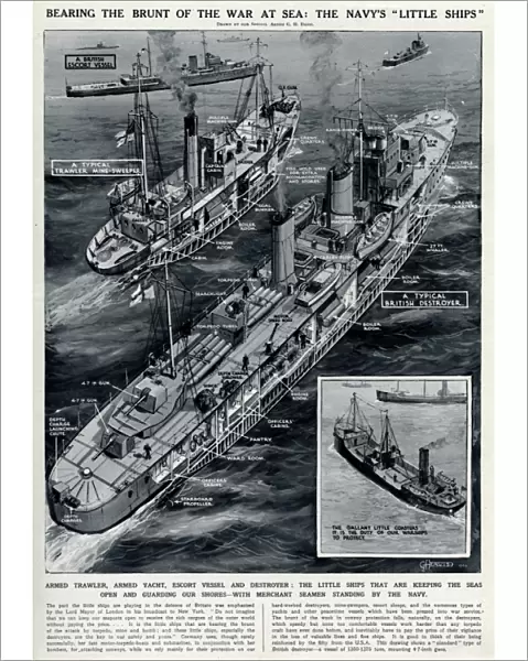 The Royal Navys little ships by G. H. Davis