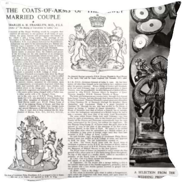 Royal Wedding- coat-of-arms and selection of wedding present