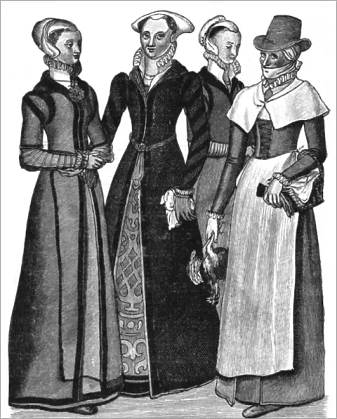 Womens costume c. 1600