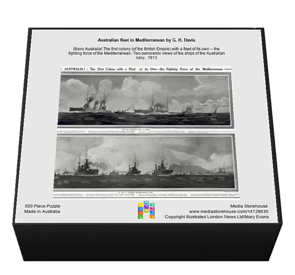 Australian fleet in Mediterranean by G. H. Davis