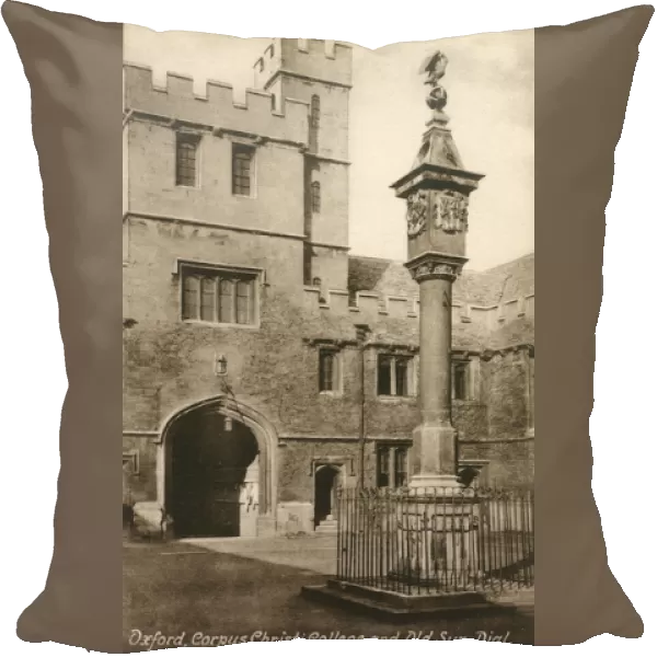 Corpus Christi College Quad and sundial, Oxford