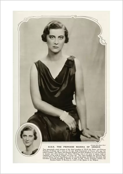 Princess Marina of Greece and Denmark 1933