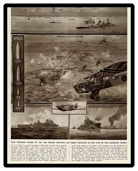 Naval support for armies in Normandy by G. H. Davis