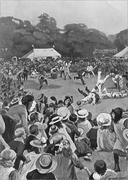 Childrens Coronation Fete in Victoria Park, 1902