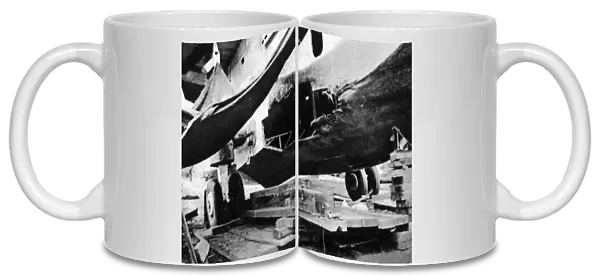 Corsair flying boat damage