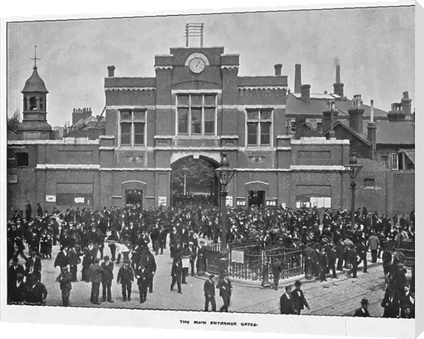 Main entrance gates, Woolwich Arsenal, SE London